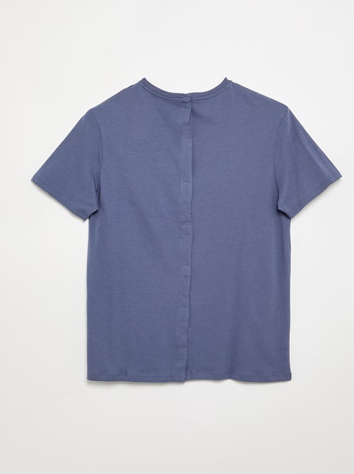 Bedrukt T-shirt met korte mouwen - gemakkelijk aan te trekken collectie - Kiabi