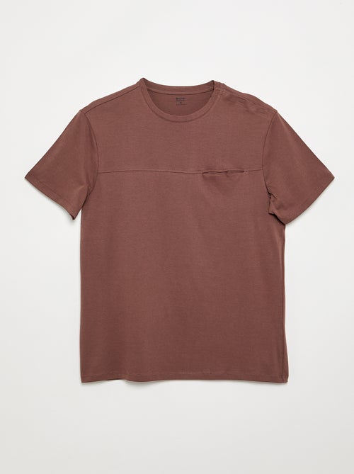 Bedrukt T-shirt met korte mouwen - gemakkelijk aan te trekken collectie - Kiabi Bedrukt T-shirt met korte mouwen - gemakkelijk aan te trekken collectie - Kiabi