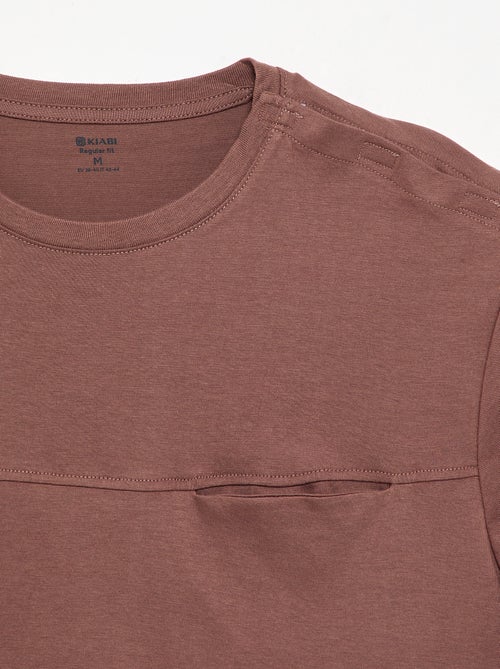 Bedrukt T-shirt met korte mouwen - gemakkelijk aan te trekken collectie - Kiabi Bedrukt T-shirt met korte mouwen - gemakkelijk aan te trekken collectie - Kiabi