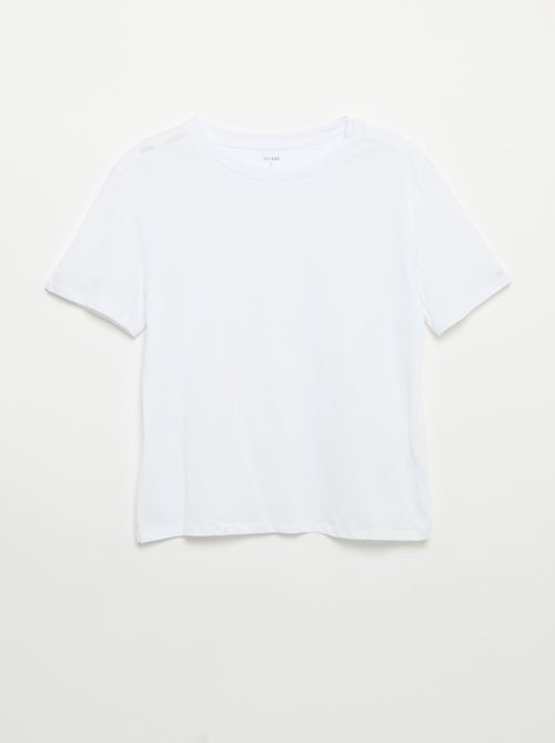 Bedrukt T-shirt met korte mouwen - Makkelijk aan te trekken - Kiabi Bedrukt T-shirt met korte mouwen - Makkelijk aan te trekken - Kiabi