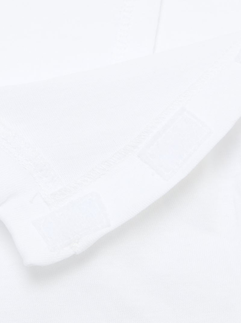 Bedrukt T-shirt met korte mouwen - Makkelijk aan te trekken Wit - Kiabi