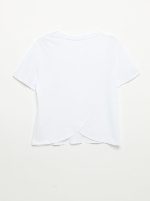 Bedrukt T-shirt met korte mouwen - Makkelijk aan te trekken - Kiabi Bedrukt T-shirt met korte mouwen - Makkelijk aan te trekken - Kiabi