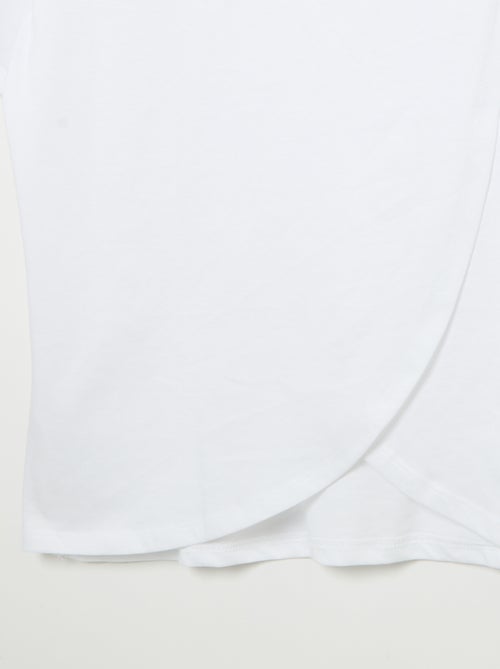 Bedrukt T-shirt met korte mouwen - Makkelijk aan te trekken - Kiabi Bedrukt T-shirt met korte mouwen - Makkelijk aan te trekken - Kiabi