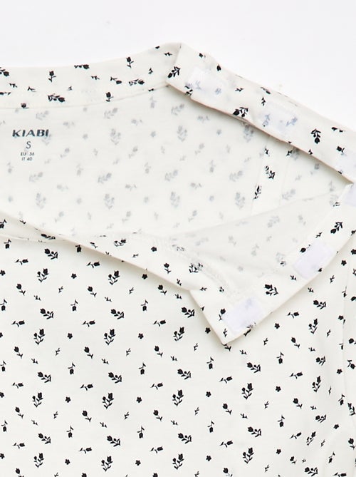 Bedrukt T-shirt met korte mouwen - Makkelijk aan te trekken - Kiabi