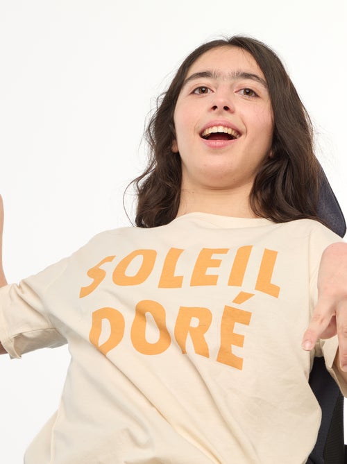 Bedrukt T-shirt met korte mouwen - Makkelijk aan te trekken - Kiabi Bedrukt T-shirt met korte mouwen - Makkelijk aan te trekken - Kiabi