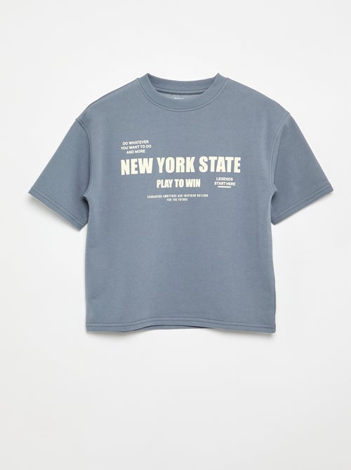 Bedrukt T-shirt met korte mouwen - Kiabi