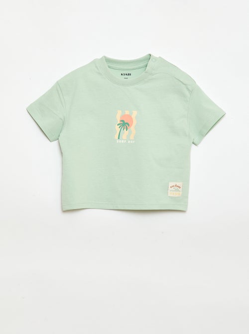 Bedrukt T-shirt met korte mouwen - Kiabi