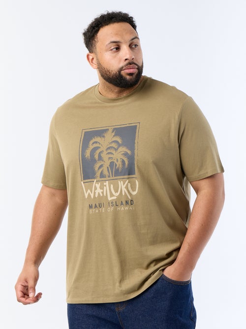 Bedrukt T-shirt met korte mouwen - Kiabi