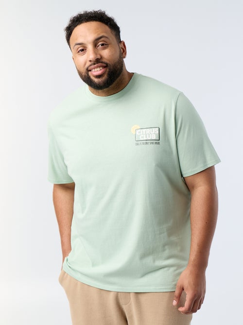 Bedrukt T-shirt met korte mouwen - Kiabi Bedrukt T-shirt met korte mouwen - Kiabi