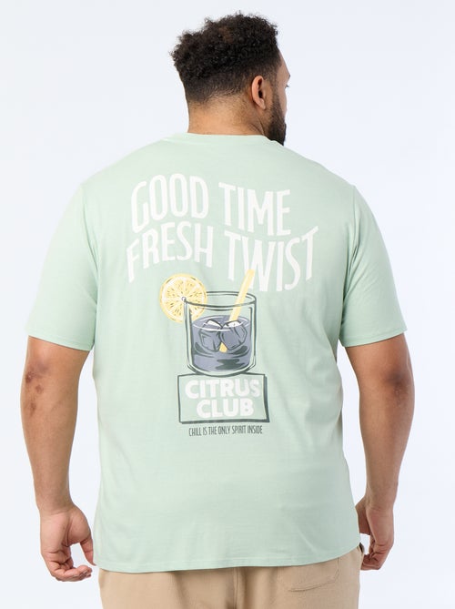 Bedrukt T-shirt met korte mouwen - Kiabi Bedrukt T-shirt met korte mouwen - Kiabi