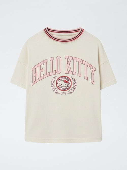 Bedrukt T-shirt met korte mouwen 'Hello Kitty' - Kiabi
