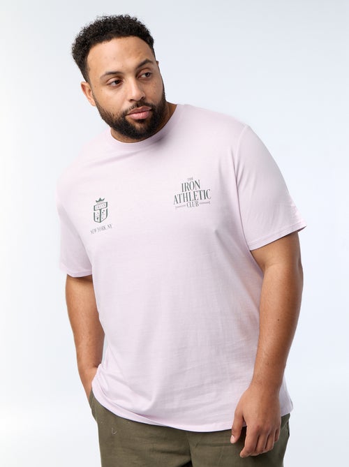 Bedrukt T-shirt met korte mouwen - Kiabi