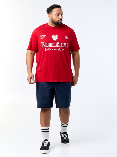 Bedrukt T-shirt met korte mouwen - Kiabi