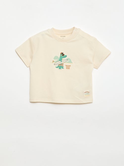 Bedrukt T-shirt met korte mouwen - Kiabi