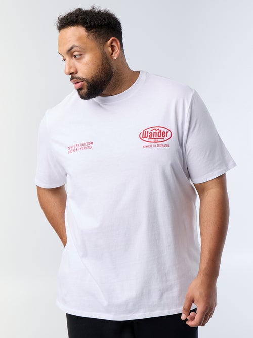 Bedrukt T-shirt met korte mouwen - Kiabi