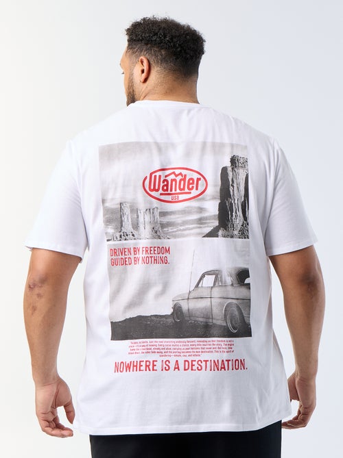 Bedrukt T-shirt met korte mouwen - Kiabi