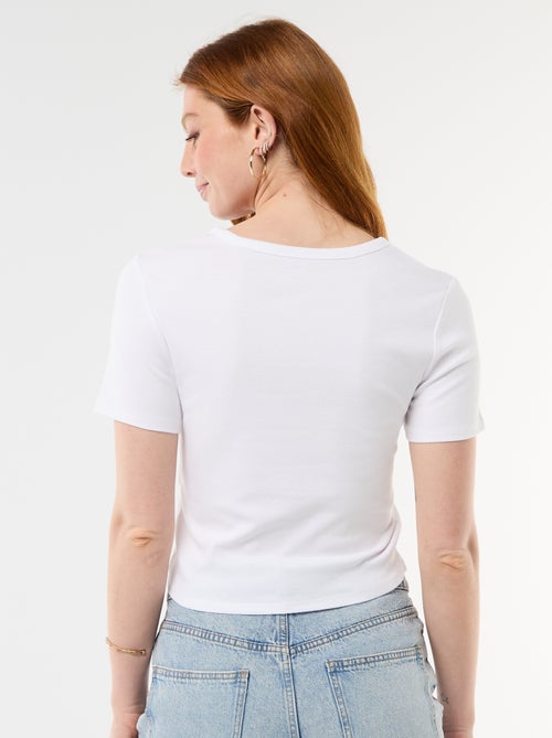 Bedrukt T-shirt met korte mouwen - Kiabi