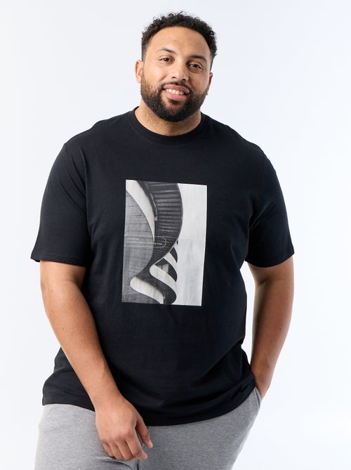 Bedrukt T-shirt met korte mouwen - Kiabi