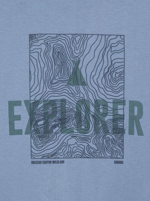 Bedrukt T-shirt met lange mouwen - Kiabi