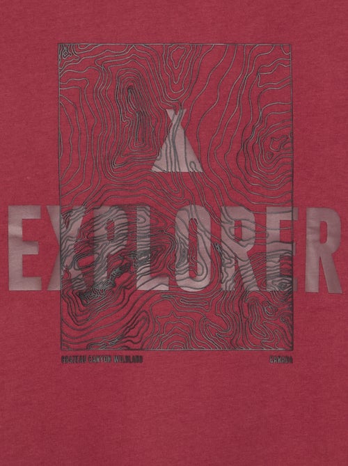 Bedrukt T-shirt met lange mouwen - Kiabi Bedrukt T-shirt met lange mouwen - Kiabi