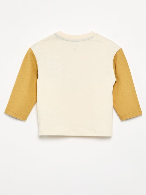 Bedrukt T-shirt met lange mouwen - Kiabi