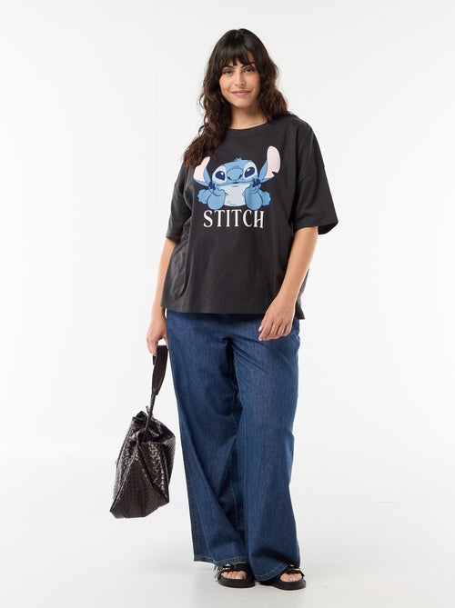 Bedrukt T-shirt 'Stitch' - Kiabi