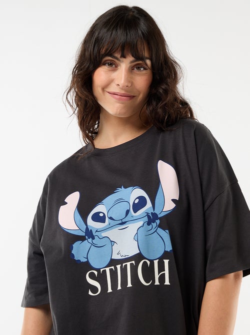 Bedrukt T-shirt 'Stitch' - Kiabi