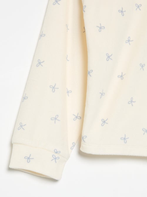 Bedrukte 2-delige pyjama - Sweater + broek - Kiabi