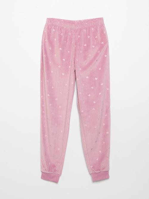 Bedrukte 2-delige pyjama - Sweater + broek - Kiabi