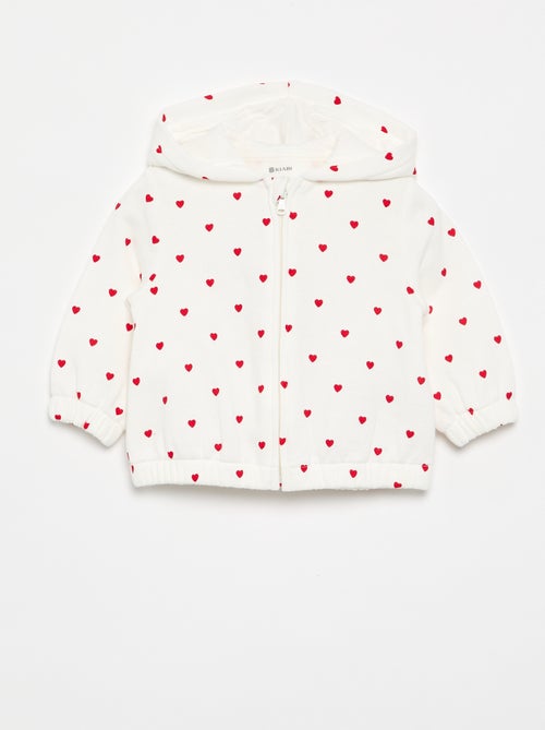 Bedrukte capuchonsweater - Kiabi