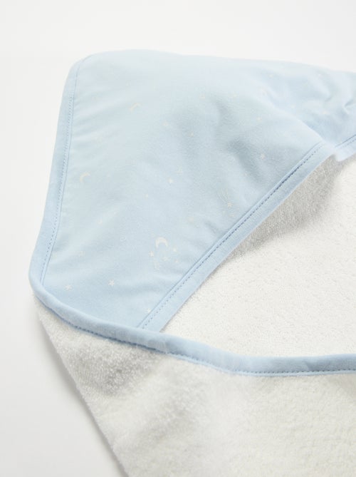 Bedrukte deken van katoenen jerseytricot en fleece - Kiabi Bedrukte deken van katoenen jerseytricot en fleece - Kiabi