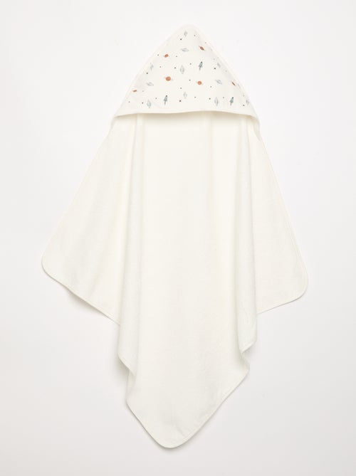 Bedrukte deken van katoenen jerseytricot en fleece - Kiabi Bedrukte deken van katoenen jerseytricot en fleece - Kiabi