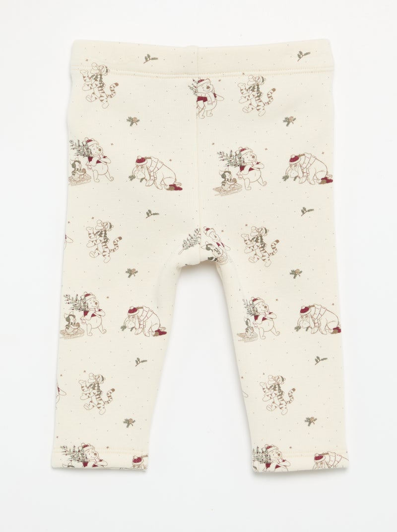 Bedrukte 'Disney'-legging Wit - Kiabi