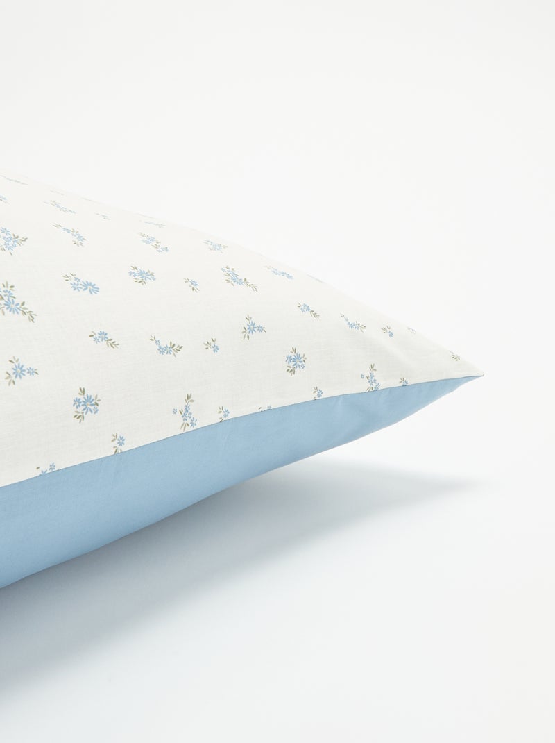 Bedrukte kussensloop - KIABI Home Blauw - Kiabi