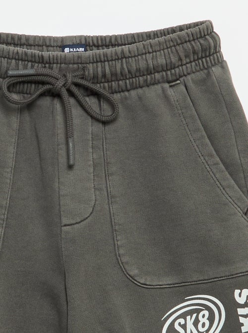 Bedrukte short van lichte molton - Kiabi