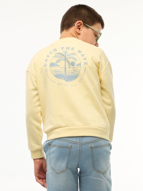 Bedrukte sweater - Makkelijk aan te trekken collectie - Kiabi