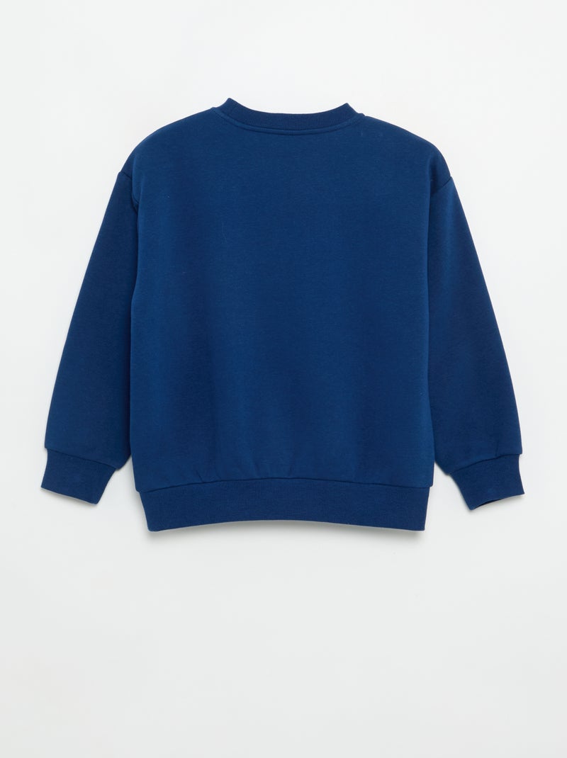 Bedrukte sweater Blauw - Kiabi
