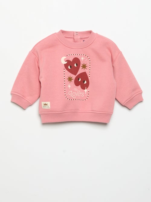 Bedrukte sweater met lange mouwen - Kiabi