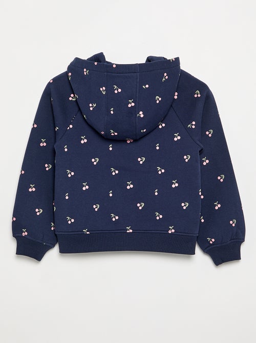 Bedrukte sweater van molleton - gemakkelijk aan te trekken collectie - Kiabi