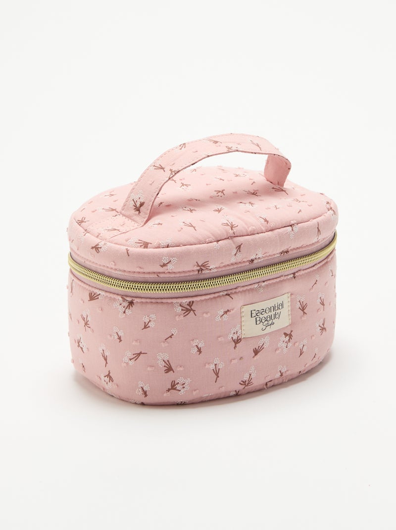 Bedrukte toilettas Rose - Kiabi