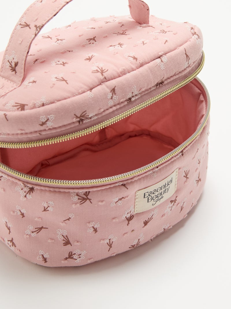 Bedrukte toilettas Rose - Kiabi