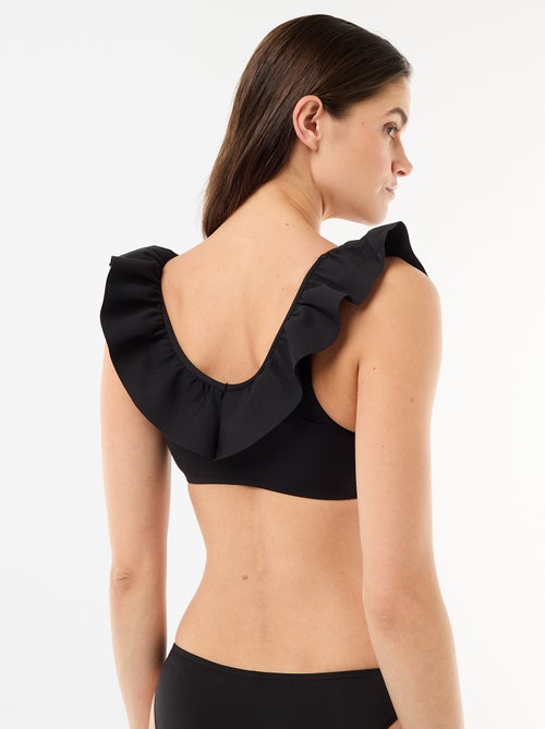 Beha met ruches van soepele microvezel - Kiabi