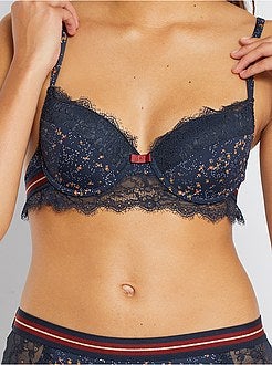 Beha met schuimvulling en print - Kiabi