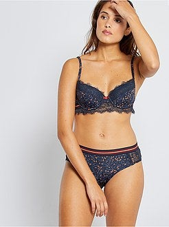 Beha met schuimvulling en print - Kiabi