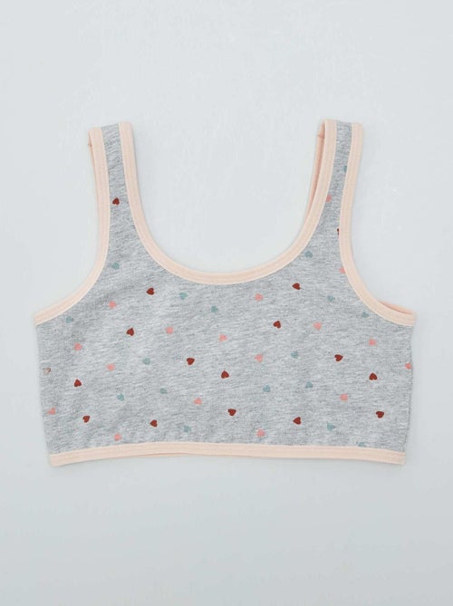 Beha van jerseytricot - gemakkelijk aan te trekken collectie - Kiabi