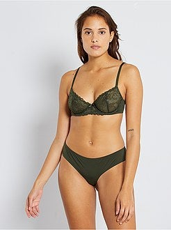 Beha van kant en microvezel - Kiabi