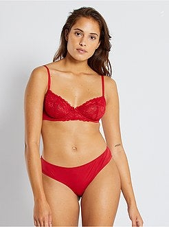 Beha van kant en microvezel - Kiabi