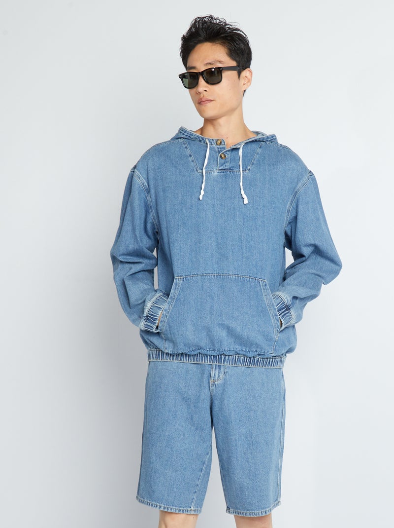 Bermuda - denim x hennep BLAUW - Kiabi