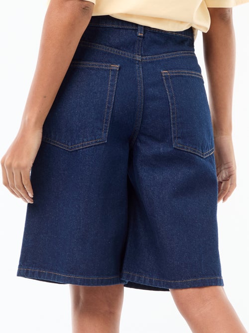 Bermuda jeans met hoge taille - Kiabi Bermuda jeans met hoge taille - Kiabi