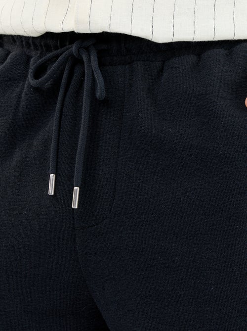Bermuda met elastische taille en trekkoordjes - Kiabi
